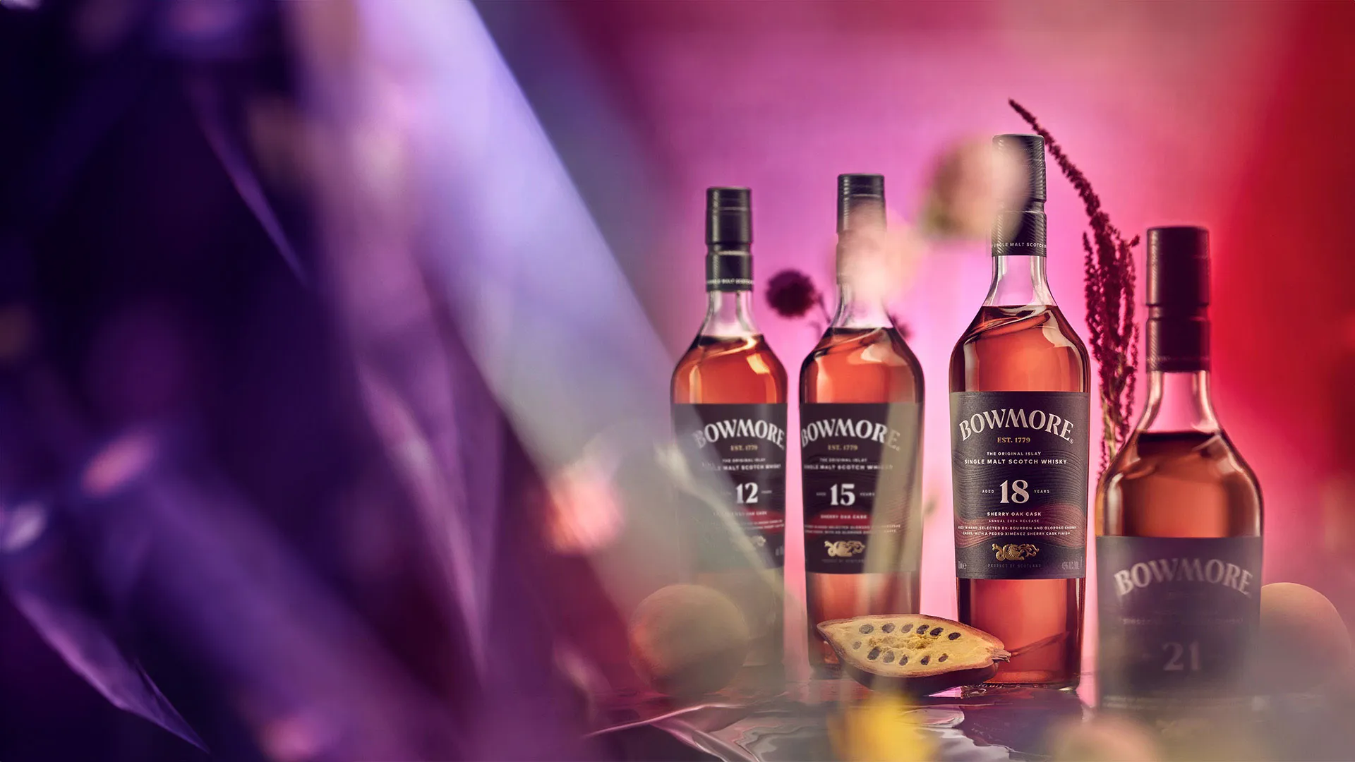 Bowmore Reveals Transformational Style and New Boutique Whisky Collections